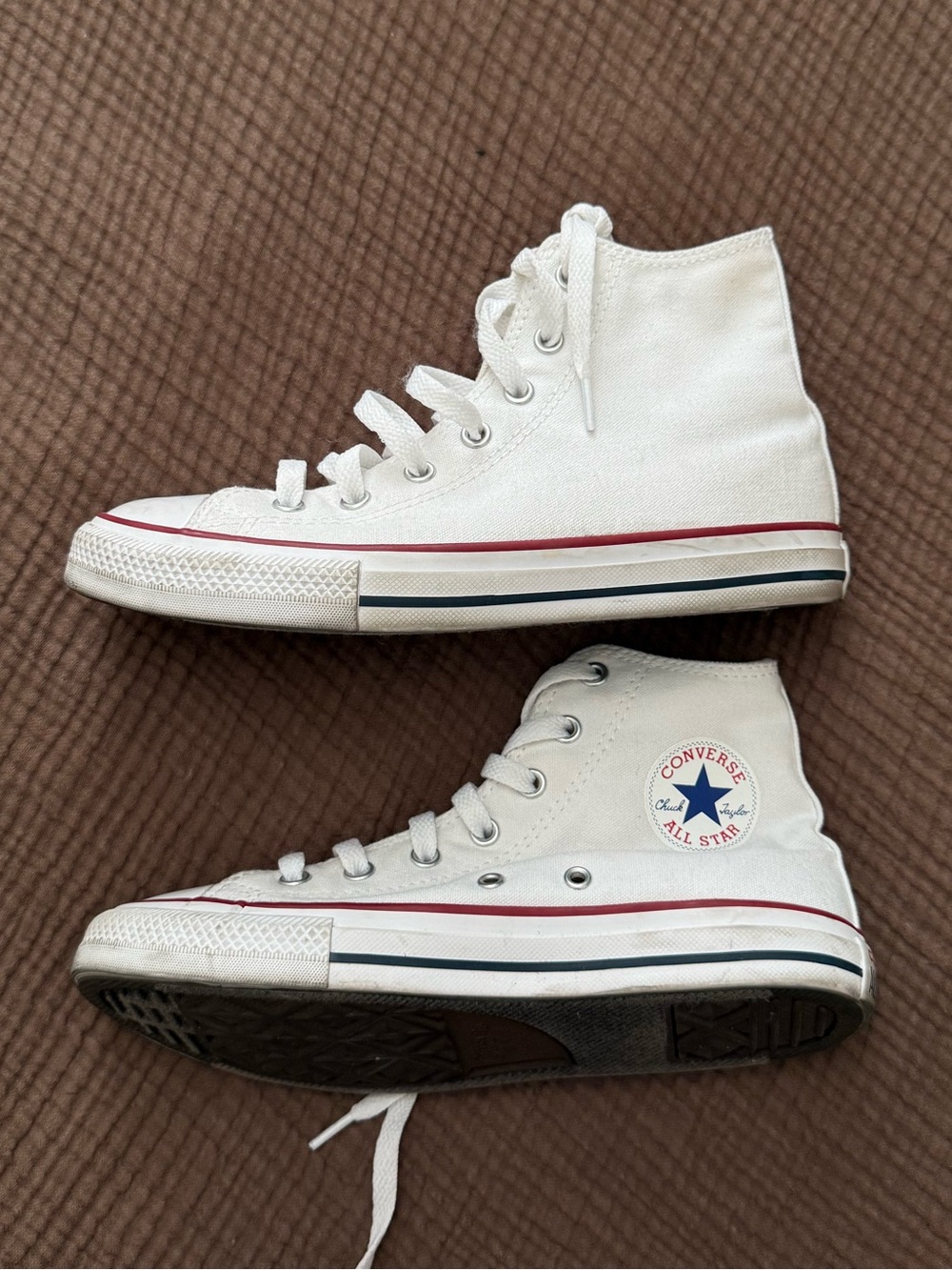 Converse White High Top Sneakers